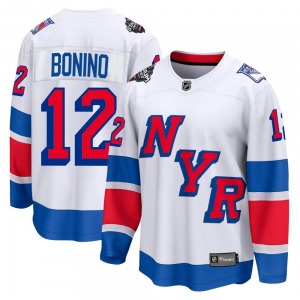 Nick Bonino New York Rangers Fanatics Branded Breakaway White 2024 Stadium Series Jersey
