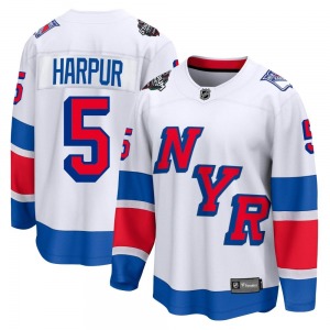 Ben Harpur New York Rangers Fanatics Branded Breakaway White 2024 Stadium Series Jersey