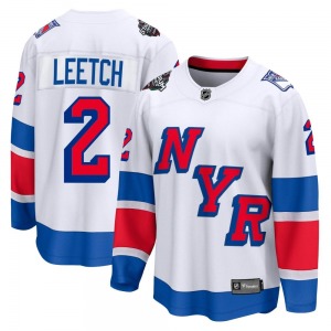 Brian Leetch New York Rangers Fanatics Branded Breakaway White 2024 Stadium Series Jersey