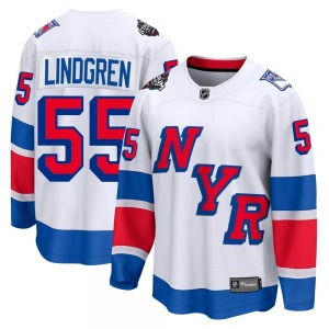 Ryan Lindgren New York Rangers Fanatics Branded Breakaway White 2024 Stadium Series Jersey