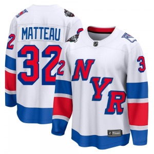 Stephane Matteau New York Rangers Fanatics Branded Breakaway White 2024 Stadium Series Jersey