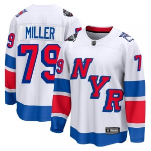 K'Andre Miller New York Rangers Fanatics Branded Breakaway White 2024 Stadium Series Jersey