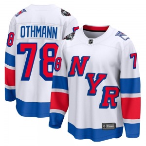 Brennan Othmann New York Rangers Fanatics Branded Breakaway White 2024 Stadium Series Jersey