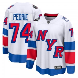Vince Pedrie New York Rangers Fanatics Branded Breakaway White 2024 Stadium Series Jersey