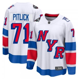 Tyler Pitlick New York Rangers Fanatics Branded Breakaway White 2024 Stadium Series Jersey
