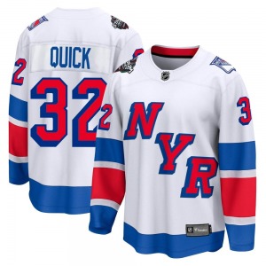 Jonathan Quick New York Rangers Fanatics Branded Breakaway White 2024 Stadium Series Jersey