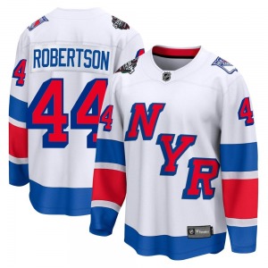 Matthew Robertson New York Rangers Fanatics Branded Breakaway White 2024 Stadium Series Jersey