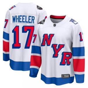 Blake Wheeler New York Rangers Fanatics Branded Breakaway White 2024 Stadium Series Jersey