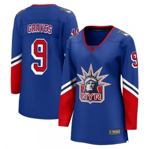 Women's Adam Graves New York Rangers Fanatics Branded Breakaway Royal Special Edition 2.0 Jersey