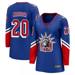 Women's Chris Kreider New York Rangers Fanatics Branded Breakaway Royal Special Edition 2.0 Jersey