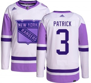 Youth James Patrick New York Rangers Adidas Authentic Hockey Fights Cancer Jersey