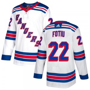 Nick Fotiu New York Rangers Adidas Authentic White Jersey