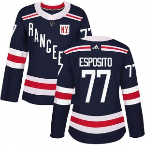 Women's Phil Esposito New York Rangers Adidas Authentic Navy Blue 2018 Winter Classic Home Jersey