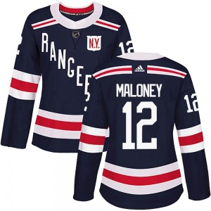 Women's Don Maloney New York Rangers Adidas Authentic Navy Blue 2018 Winter Classic Home Jersey