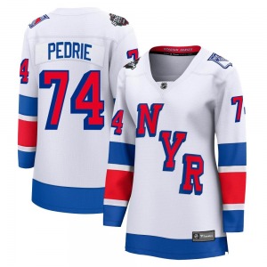 Women's Vince Pedrie New York Rangers Fanatics Branded Breakaway White 2024 Stadium Series Jersey