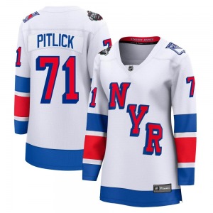 Women's Tyler Pitlick New York Rangers Fanatics Branded Breakaway White 2024 Stadium Series Jersey
