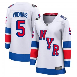 Women's Carol Vadnais New York Rangers Fanatics Branded Breakaway White 2024 Stadium Series Jersey