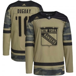 Ron Duguay New York Rangers Adidas Authentic Camo Military Appreciation Practice Jersey