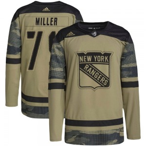 K'Andre Miller New York Rangers Adidas Authentic Camo Military Appreciation Practice Jersey