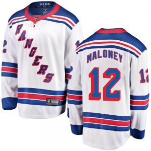 Youth Don Maloney New York Rangers Fanatics Branded Breakaway White Away Jersey