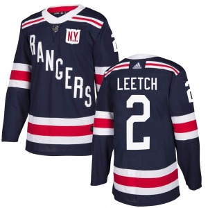 Youth Brian Leetch New York Rangers Adidas Authentic Navy Blue 2018 Winter Classic Home Jersey