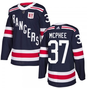 Youth George Mcphee New York Rangers Adidas Authentic Navy Blue 2018 Winter Classic Home Jersey