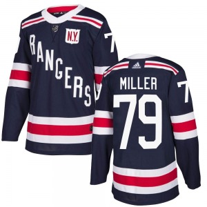 Youth K'Andre Miller New York Rangers Adidas Authentic Navy Blue 2018 Winter Classic Home Jersey