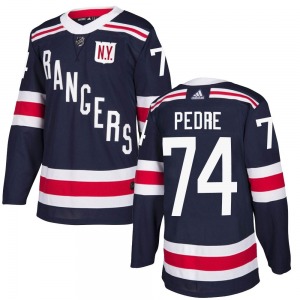 Youth Vince Pedrie New York Rangers Adidas Authentic Navy Blue 2018 Winter Classic Home Jersey