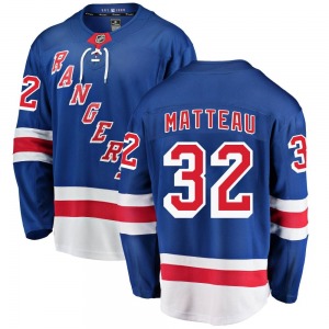 Youth Stephane Matteau New York Rangers Fanatics Branded Breakaway Blue Home Jersey