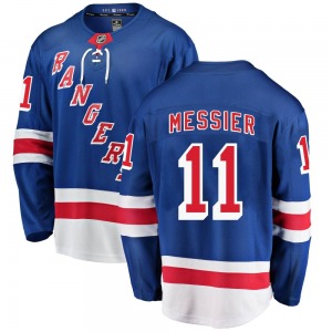 Youth Mark Messier New York Rangers Fanatics Branded Breakaway Blue Home Jersey