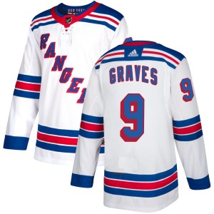 Adam Graves New York Rangers Adidas Authentic White Jersey