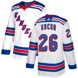 Joe Kocur New York Rangers Adidas Authentic White Jersey