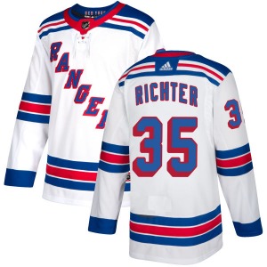 Mike Richter New York Rangers Adidas Authentic White Jersey