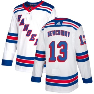 Sergei Nemchinov New York Rangers Adidas Authentic White Jersey