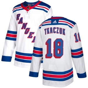 Walt Tkaczuk New York Rangers Adidas Authentic White Jersey