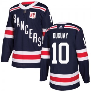 Ron Duguay New York Rangers Adidas Authentic Navy Blue 2018 Winter Classic Jersey