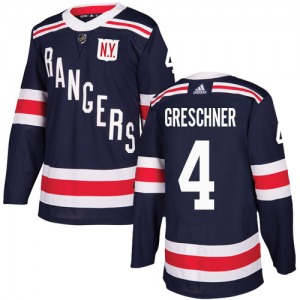 Ron Greschner New York Rangers Adidas Authentic Navy Blue 2018 Winter Classic Jersey