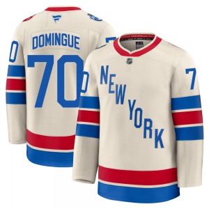 Youth Louis Domingue New York Rangers Fanatics Premium Beige 2026 Winter Classic Jersey