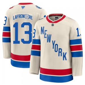 Youth Alexis Lafreniere New York Rangers Fanatics Premium Beige 2026 Winter Classic Jersey
