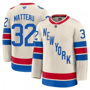 Youth Stephane Matteau New York Rangers Fanatics Premium Beige 2026 Winter Classic Jersey
