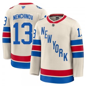 Youth Sergei Nemchinov New York Rangers Fanatics Premium Beige 2026 Winter Classic Jersey