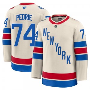 Youth Vince Pedrie New York Rangers Fanatics Premium Beige 2026 Winter Classic Jersey