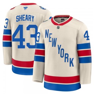 Youth Conor Sheary New York Rangers Fanatics Premium Beige 2026 Winter Classic Jersey