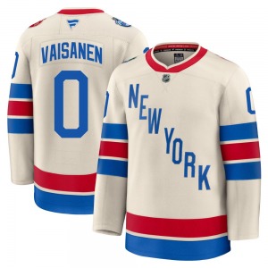 Youth Kalle Vaisanen New York Rangers Fanatics Premium Beige 2026 Winter Classic Jersey