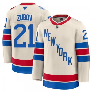Youth Sergei Zubov New York Rangers Fanatics Premium Beige 2026 Winter Classic Jersey