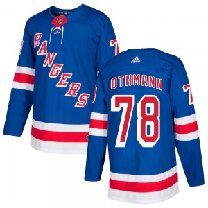Brennan Othmann New York Rangers Adidas Authentic Royal Blue Home Jersey