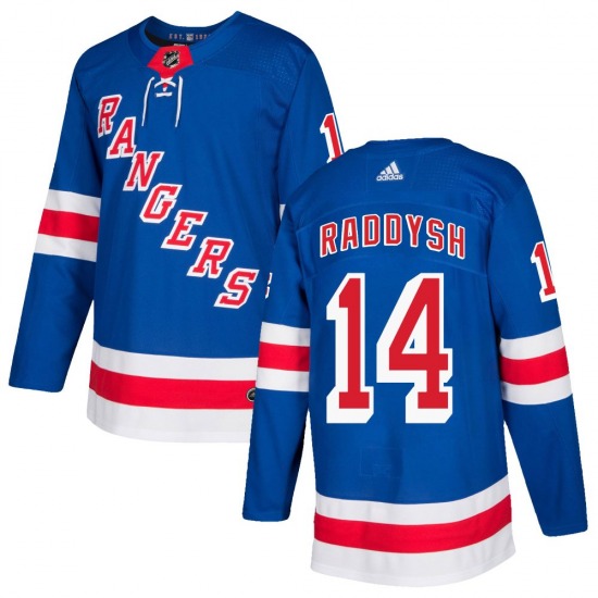 Taylor Raddysh New York Rangers Adidas Authentic Royal Blue Home Jersey
