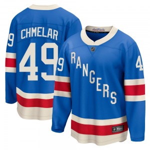 Jaroslav Chmelar New York Rangers Fanatics Breakaway Blue Centennial Jersey