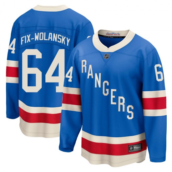 Trey Fix-Wolansky New York Rangers Fanatics Breakaway Blue Centennial Jersey