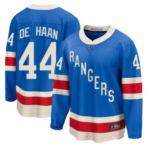 Calvin de Haan New York Rangers Fanatics Breakaway Blue Centennial Jersey